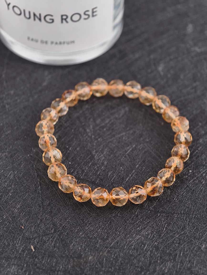 Natural Faceted Citrine Bracelet image