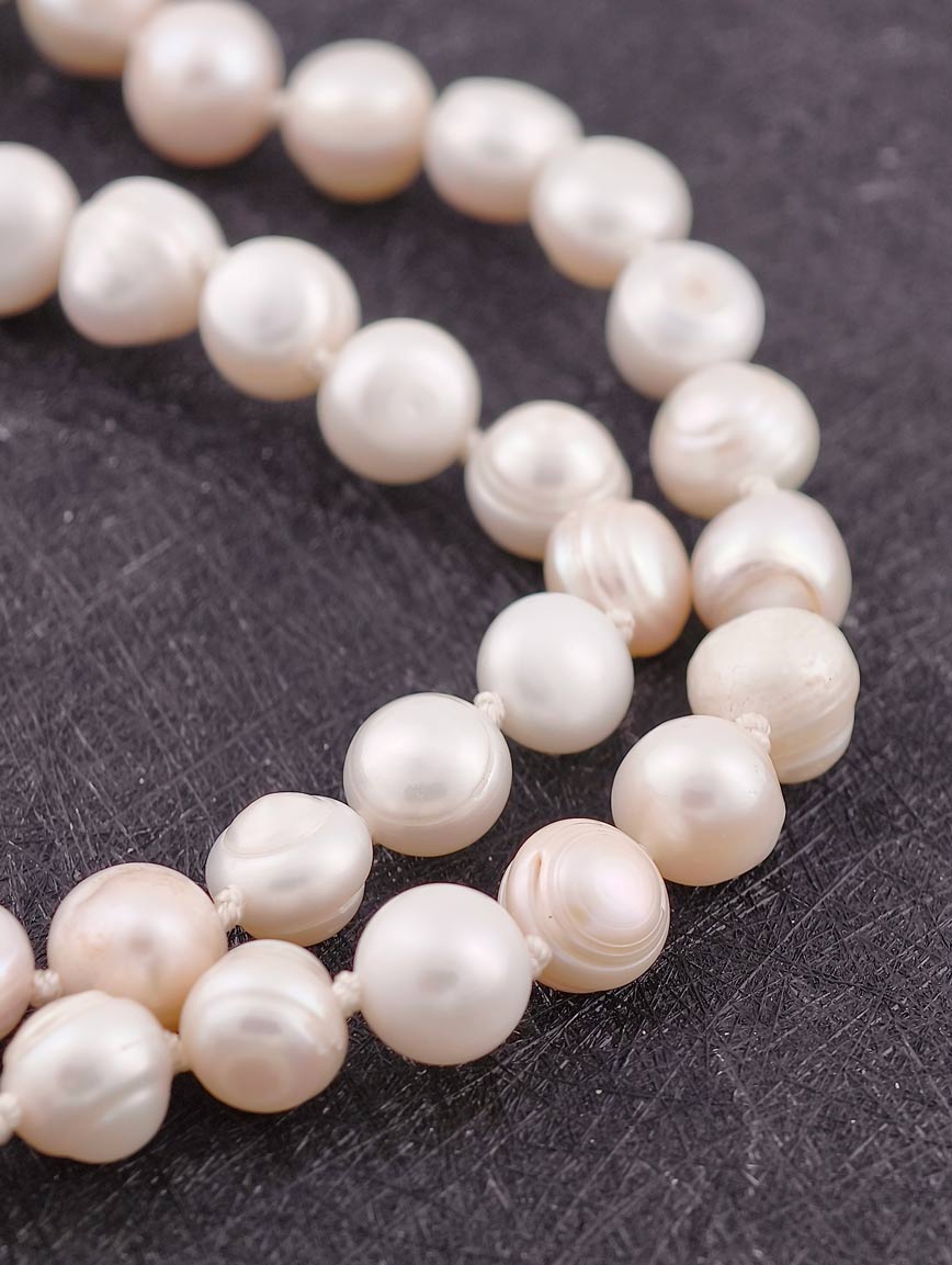 Natural Baroque Freshwater Pearl Necklace image