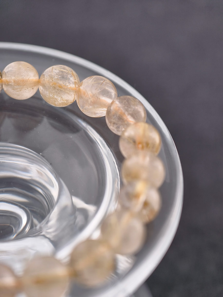 Natural Rutilated Quartz Bracelet image