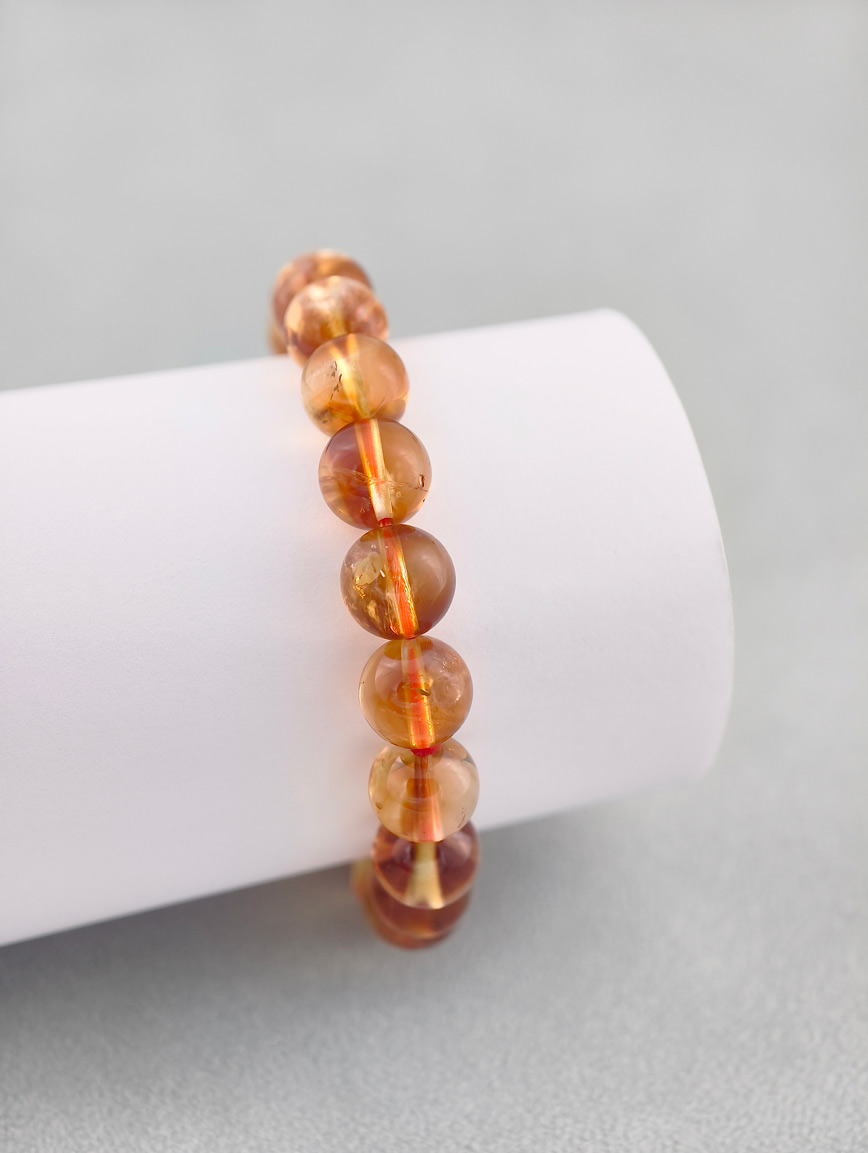 Natural Brazilian Old Mine Citrine Bracelet image