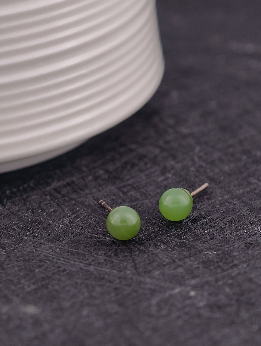 Natural Jasper Sterling Silver Earrings image