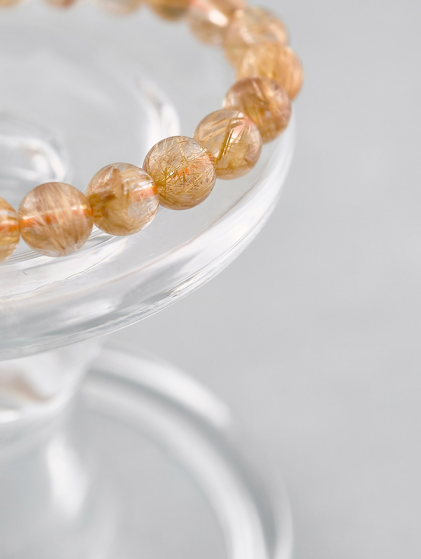 High Quality Natural Rutilated Quartz Bracelet image