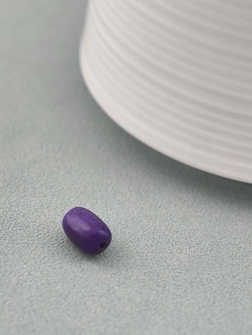 Natural Rice Bead Shaped Sugilite DIY Accessory image