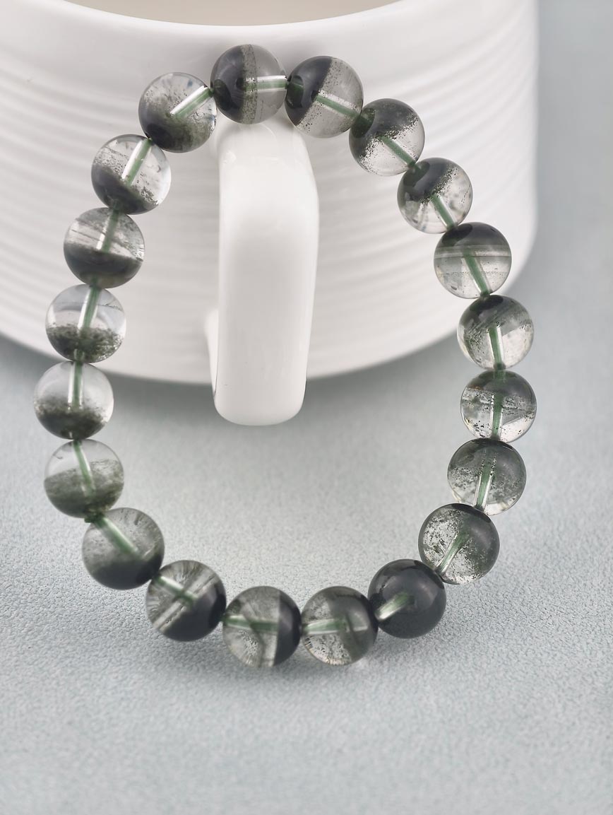 High Quality Natural Green Phantom Bracelet image