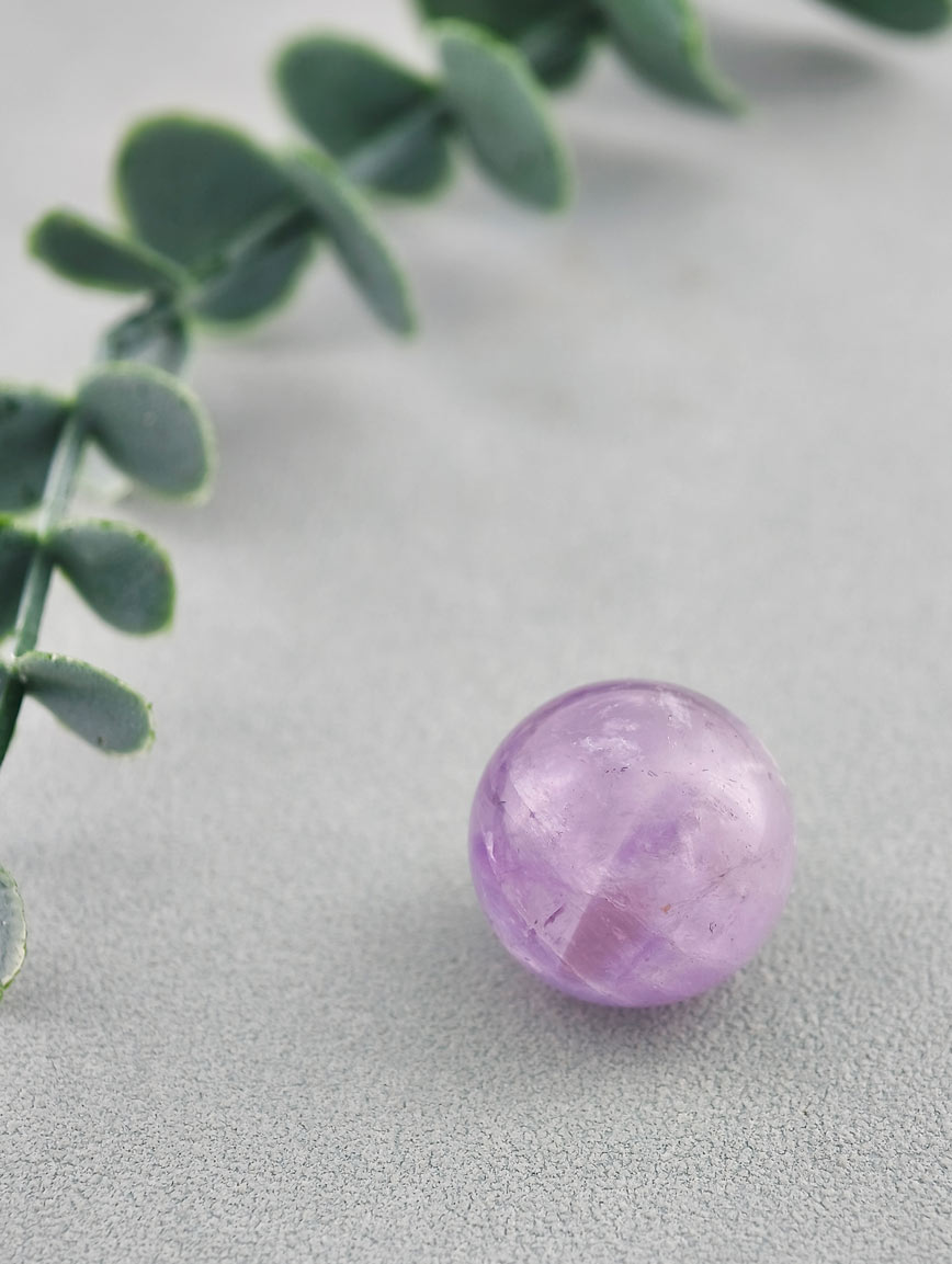 Selected High Quality Natural Amethyst Ball image