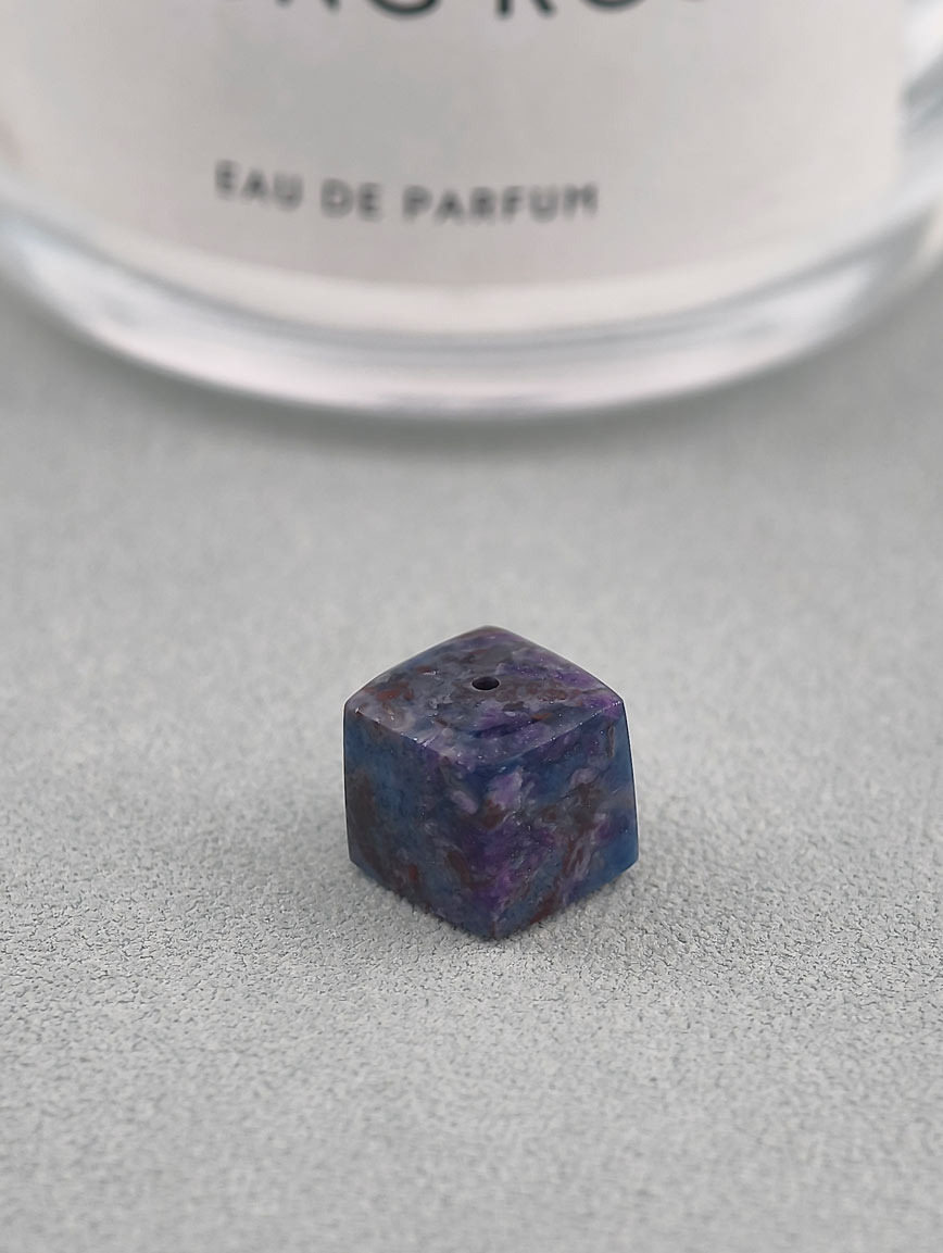 Natural Blue-Purple Night Cherry Cube Sugilite DIY Accessory image