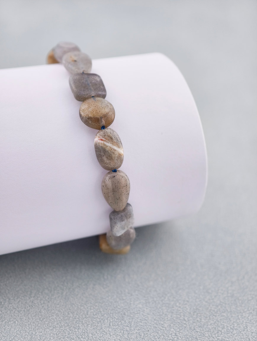 Irregular Shaped Labradorite Bracelet image