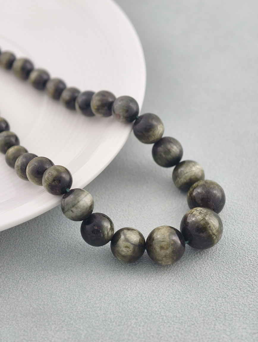 Natural Green Tourmaline Gradient Necklace image