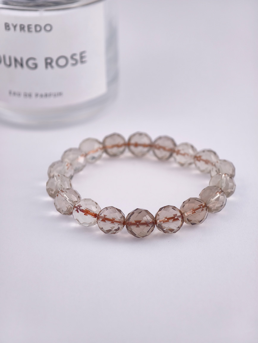 Natural Smoky Quartz Energy Bracelet image