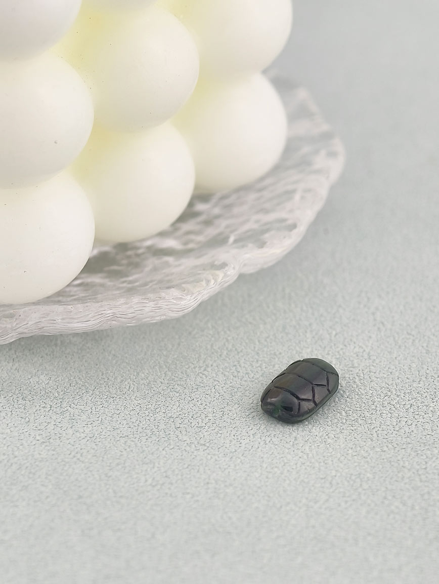 Natural Three Colors of Tourmaline Tortoise Shell DIY Accessory image