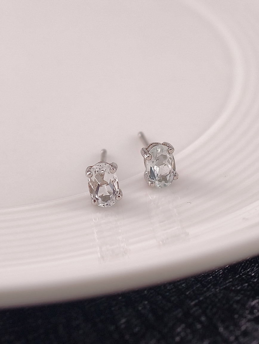 Natural Topaz Sterling Silver Earrings image