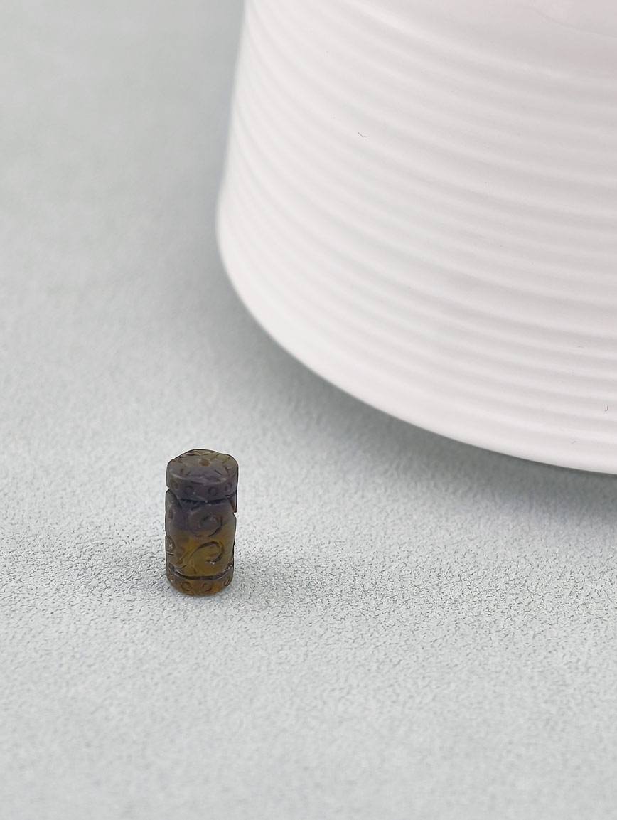 Natural Tourmaline Good Luck Bead DIY Accessory image