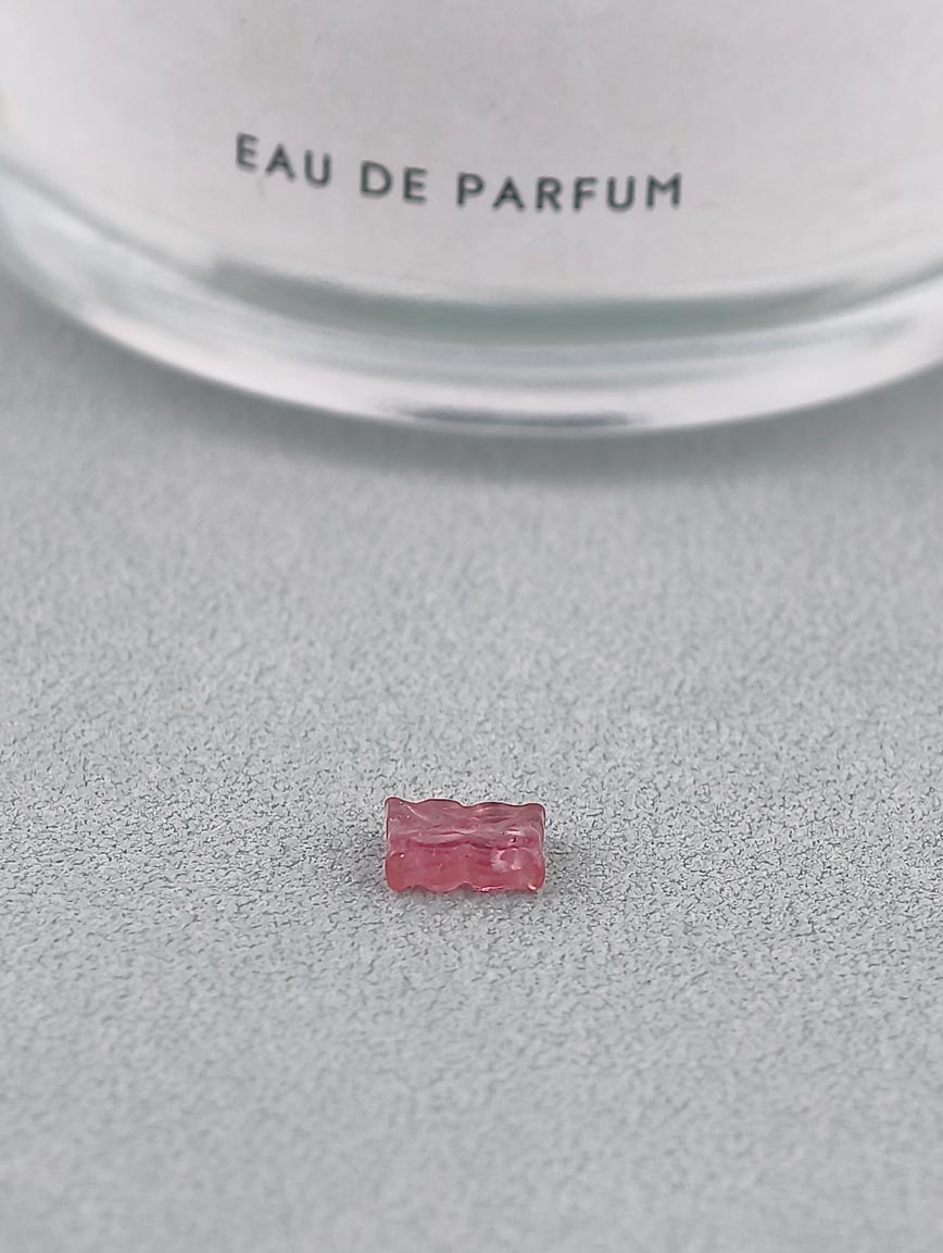 Natural Tourmaline Ruyi Flower DIY Accessory image