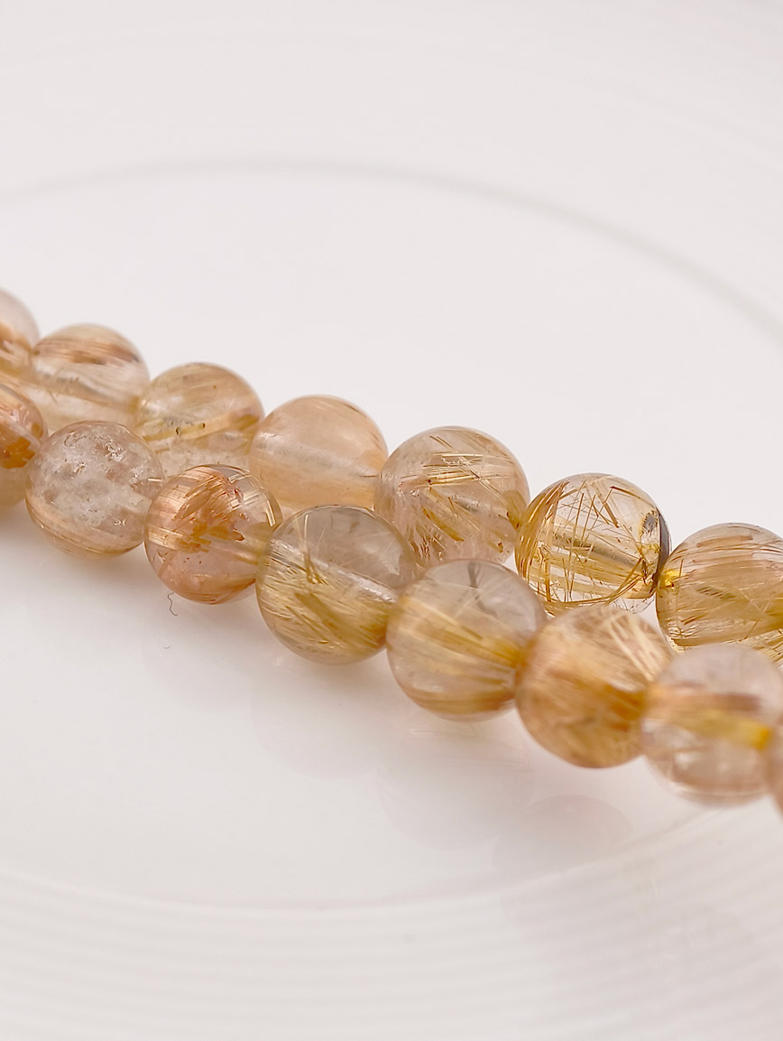 Natural Rutilated Quartz Necklace image