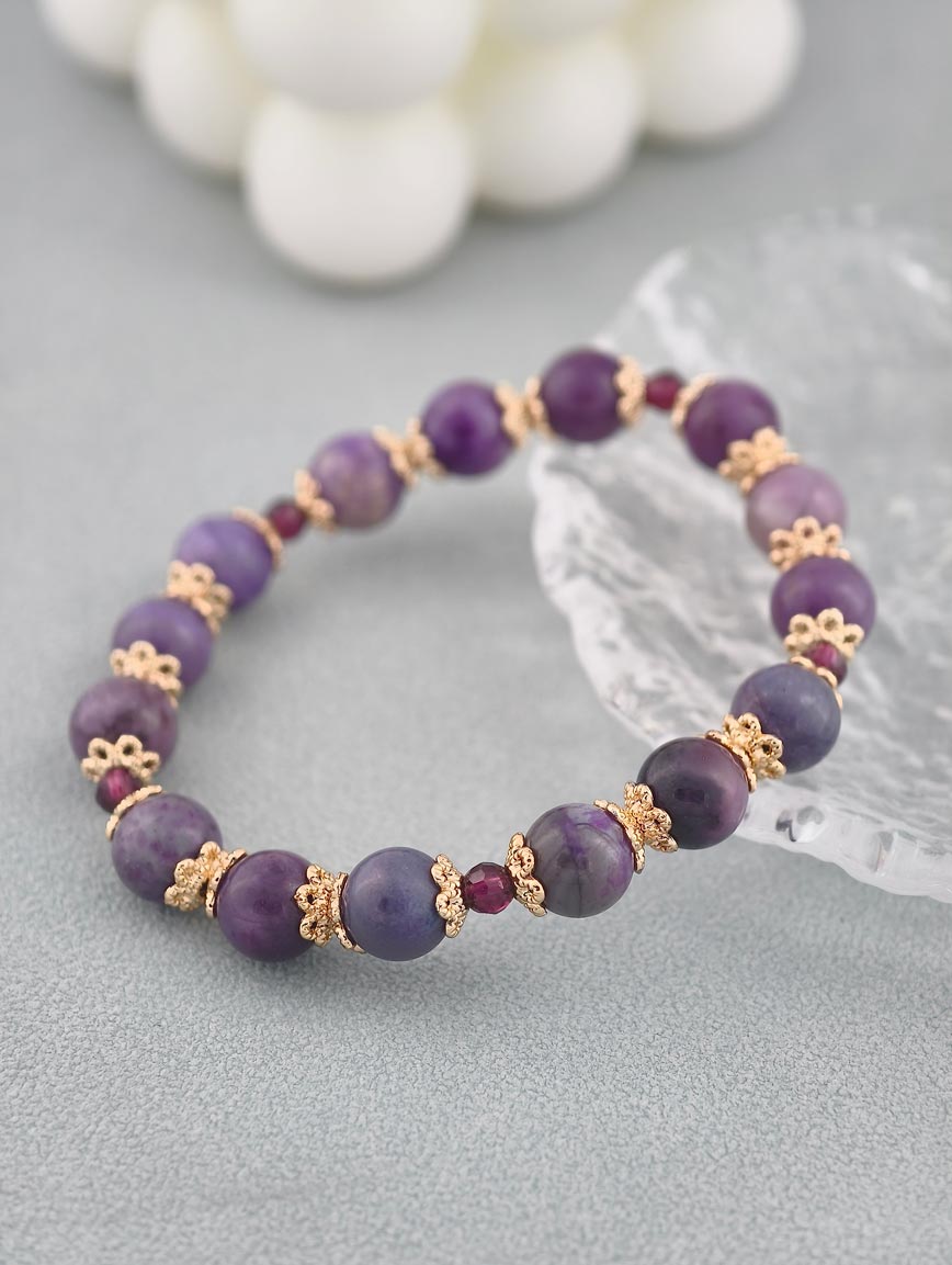 Natural Sugilite Delicate Style Bracelet image