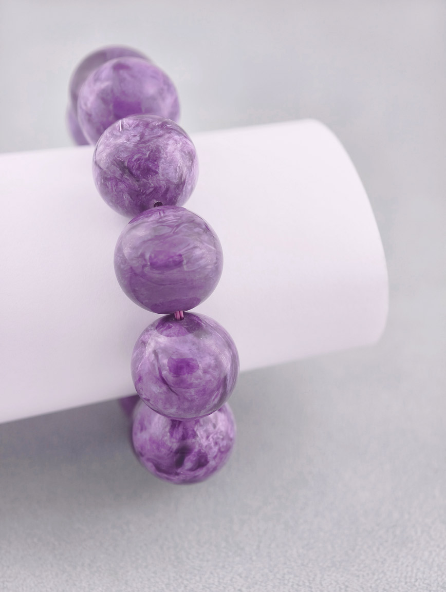 Natural Charoite Energy Bracelet image