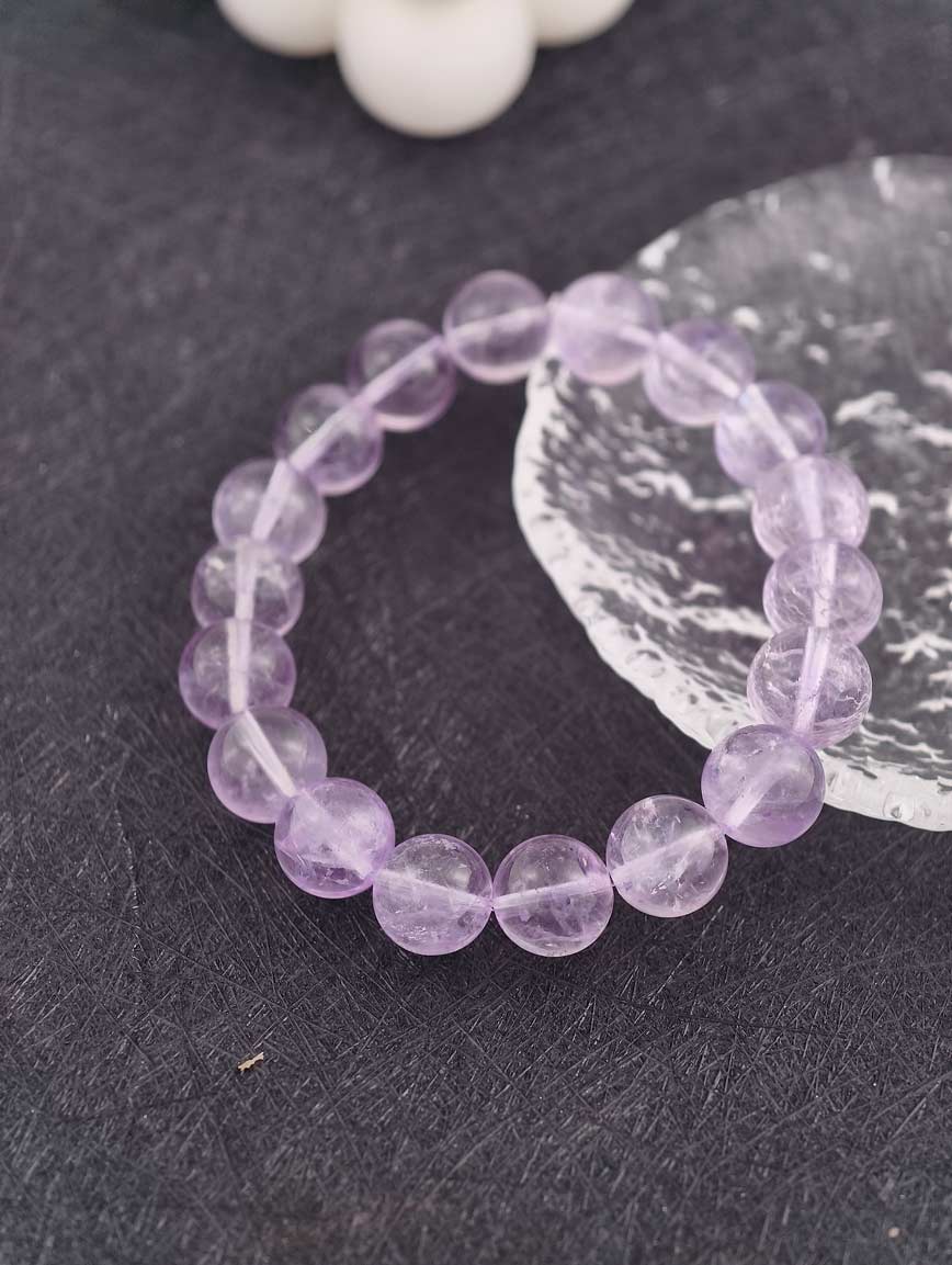 Natural Lavender Amethyst Bracelet image