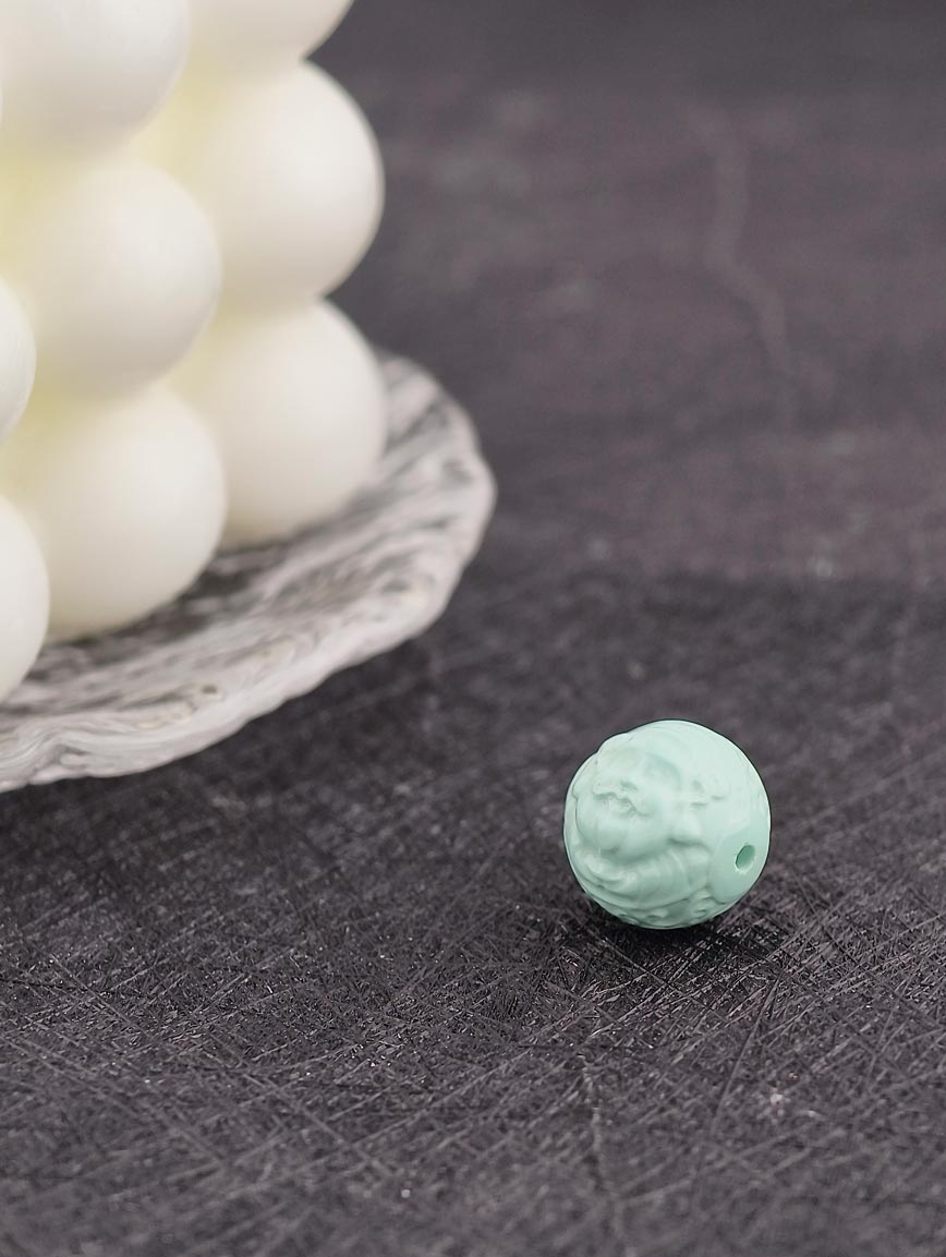 Natural Turquoise God of Wealth DIY Accessory image