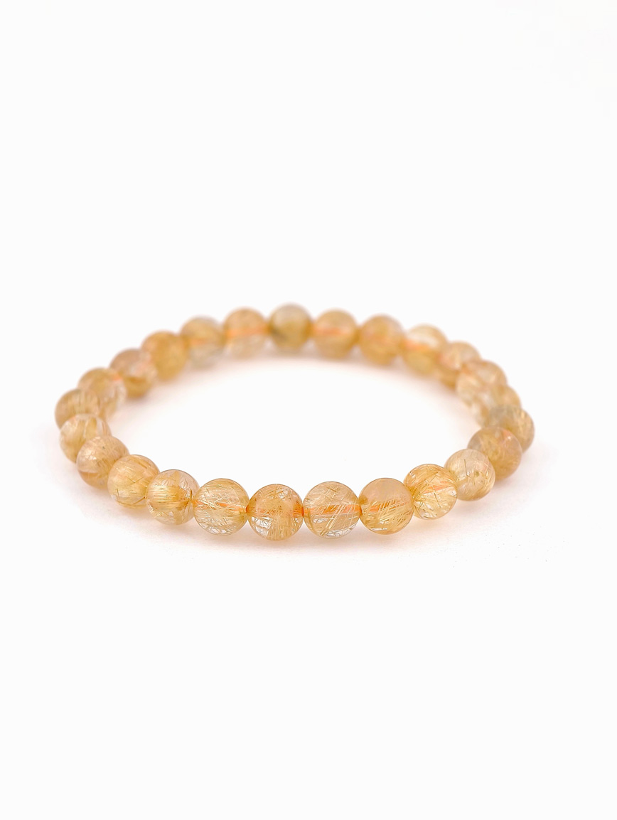 High Quality Natural Rutilated Quartz Bracelet