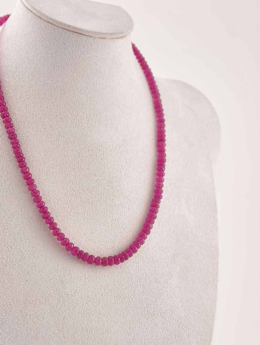Premium Natural Ruby Necklace