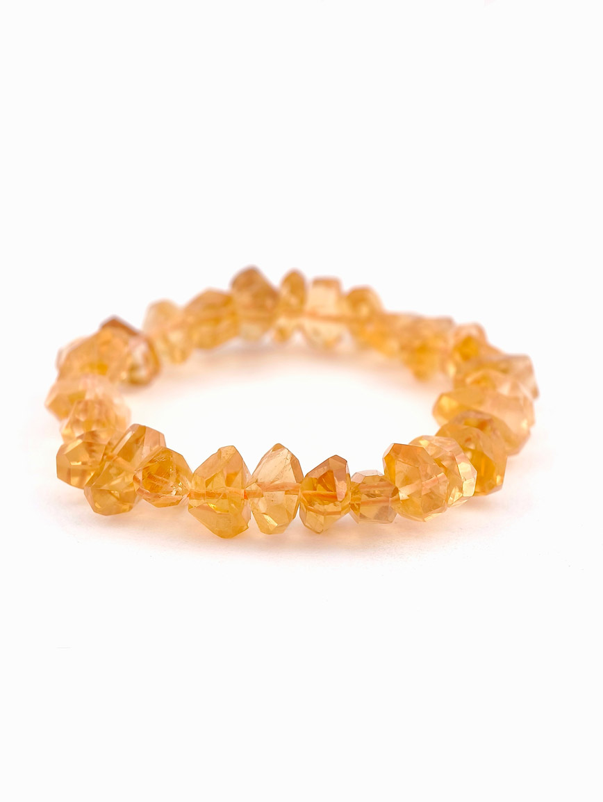 Natural Irregular Citrine Bracelet