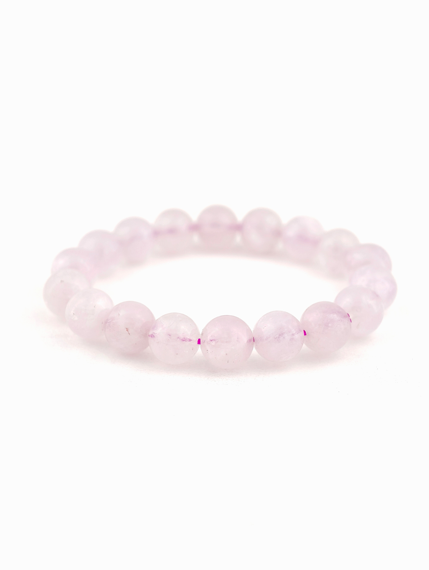 Natural Light Purple Amethyst Bracelet 11 mm