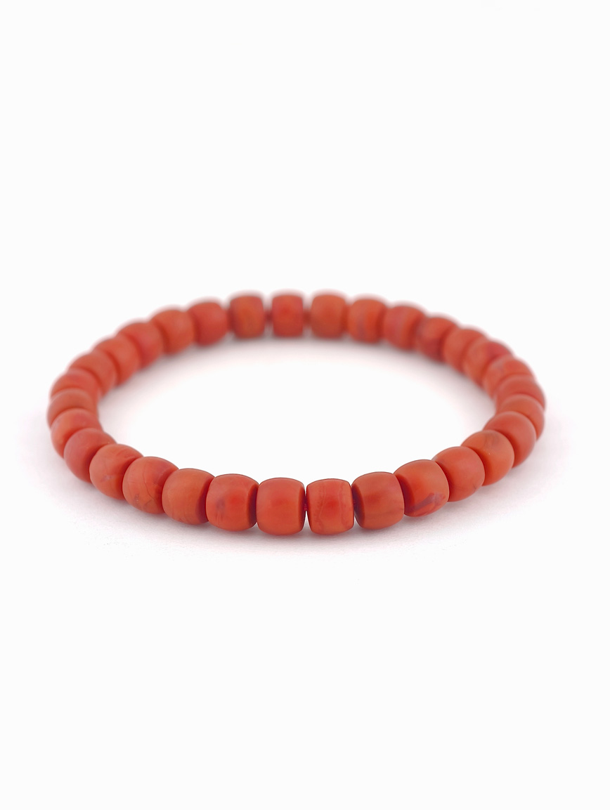 Natural South Red Agate Simple Style Bracelet