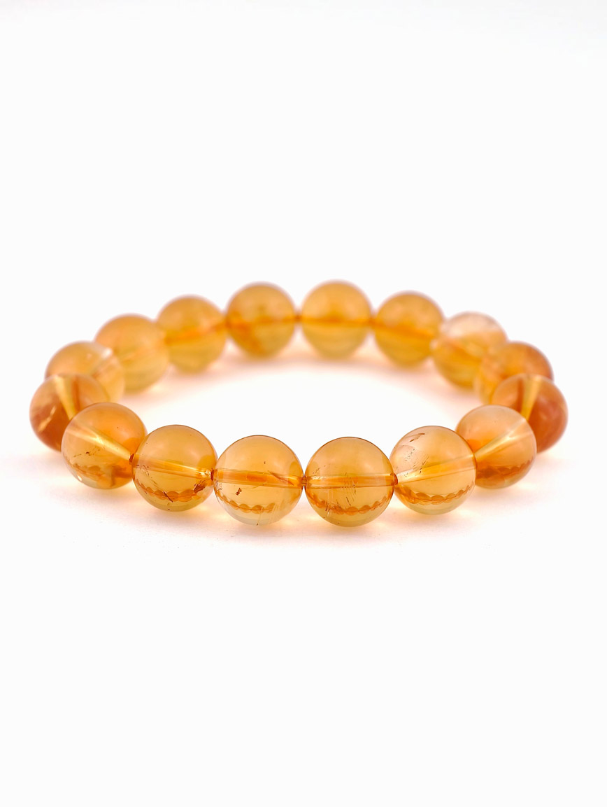 Natural Citrine Simple Style Bracelet