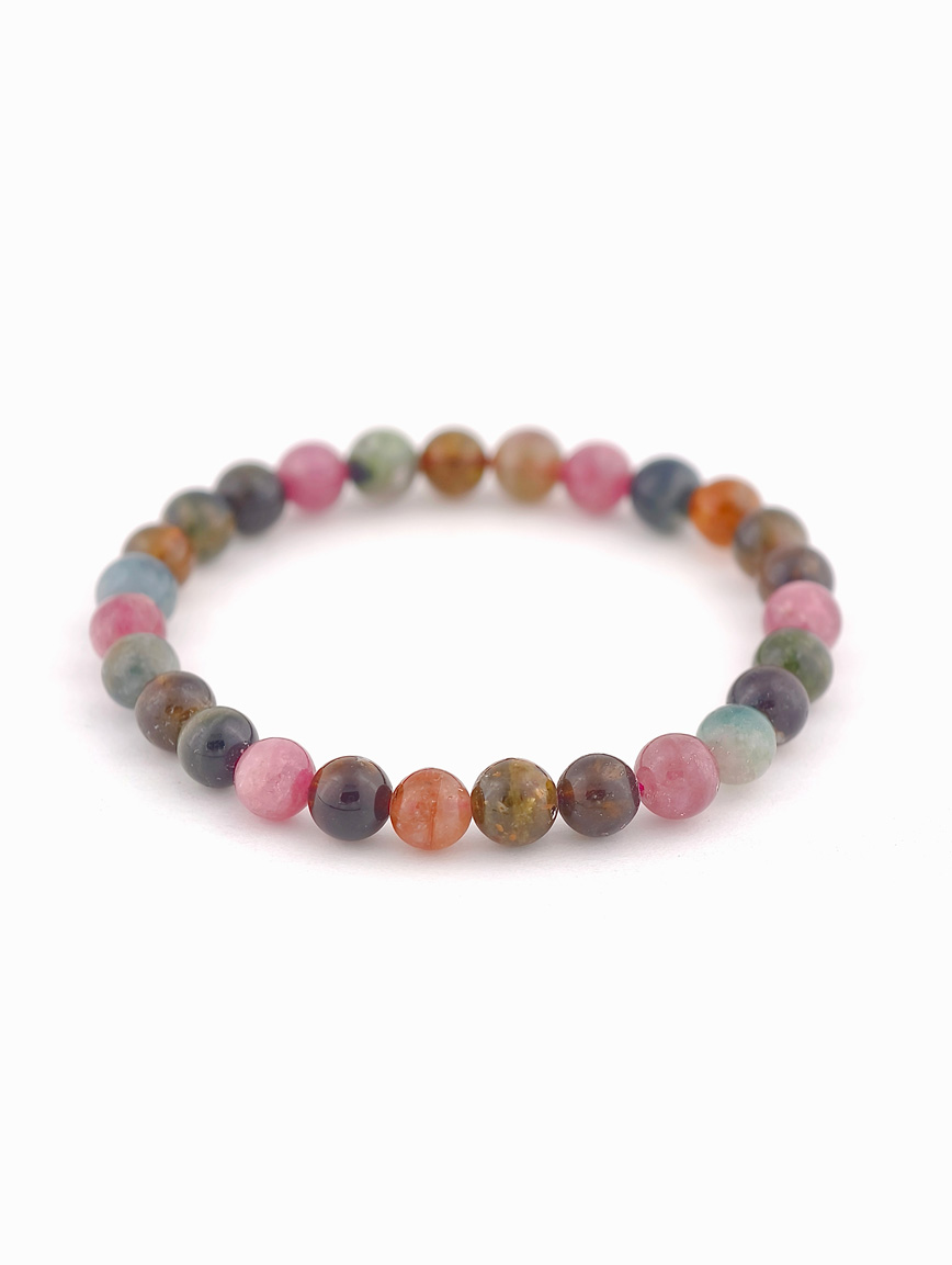 Natural Rainbow Tourmaline Bracelet