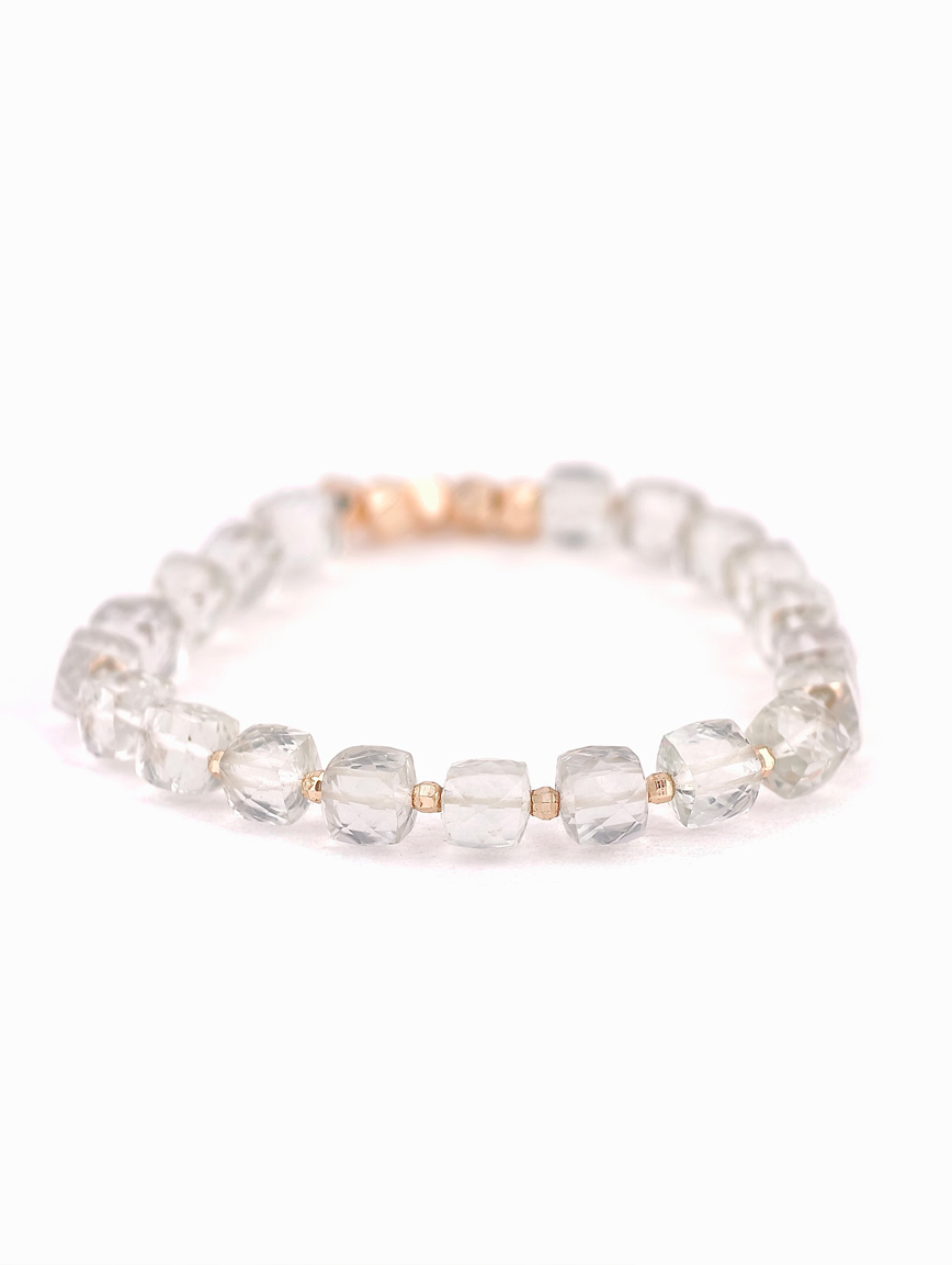 Natural Green Crystal Bracelet