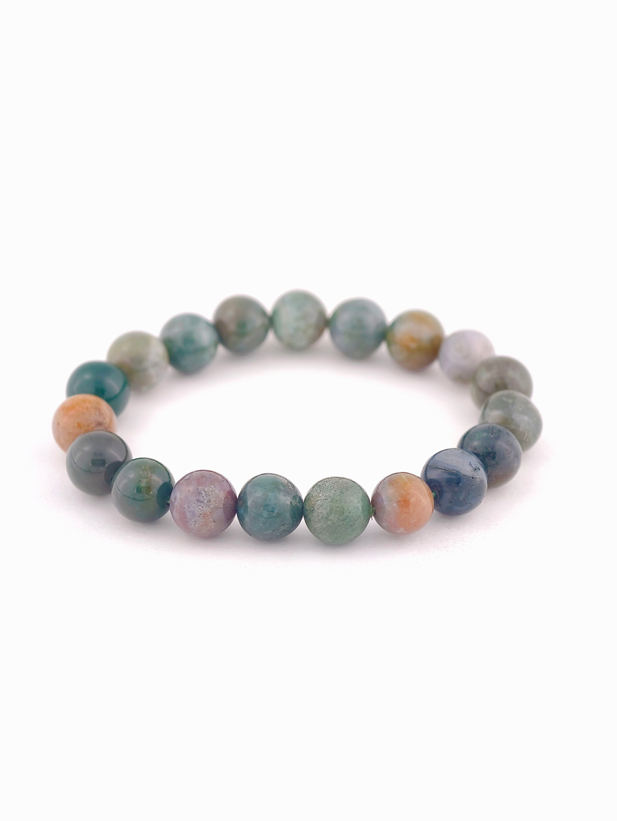 Natural Water Grass Agate Bracelet