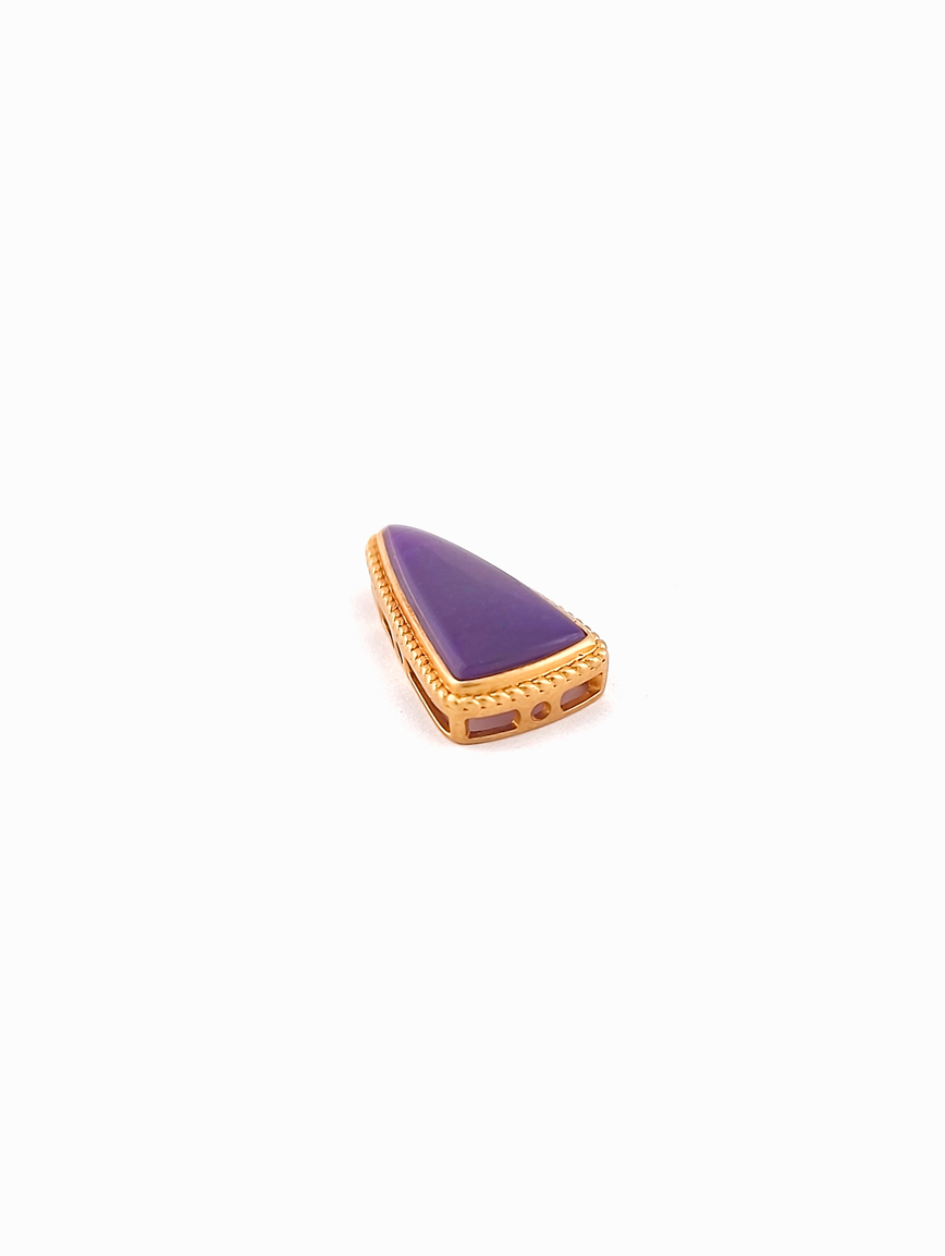 18K Gold Mysterious Purple Sugilite DIY Accessory