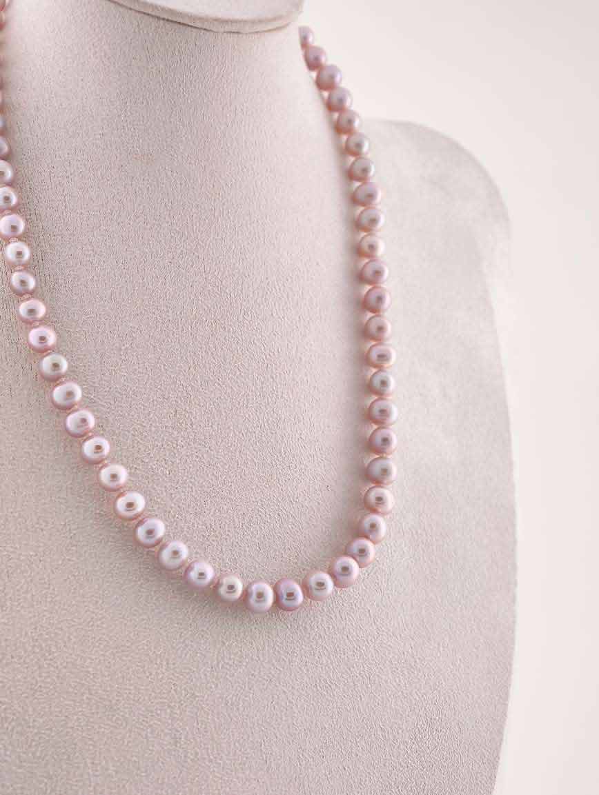 Smoky Purple Freshwater Pearl Necklace