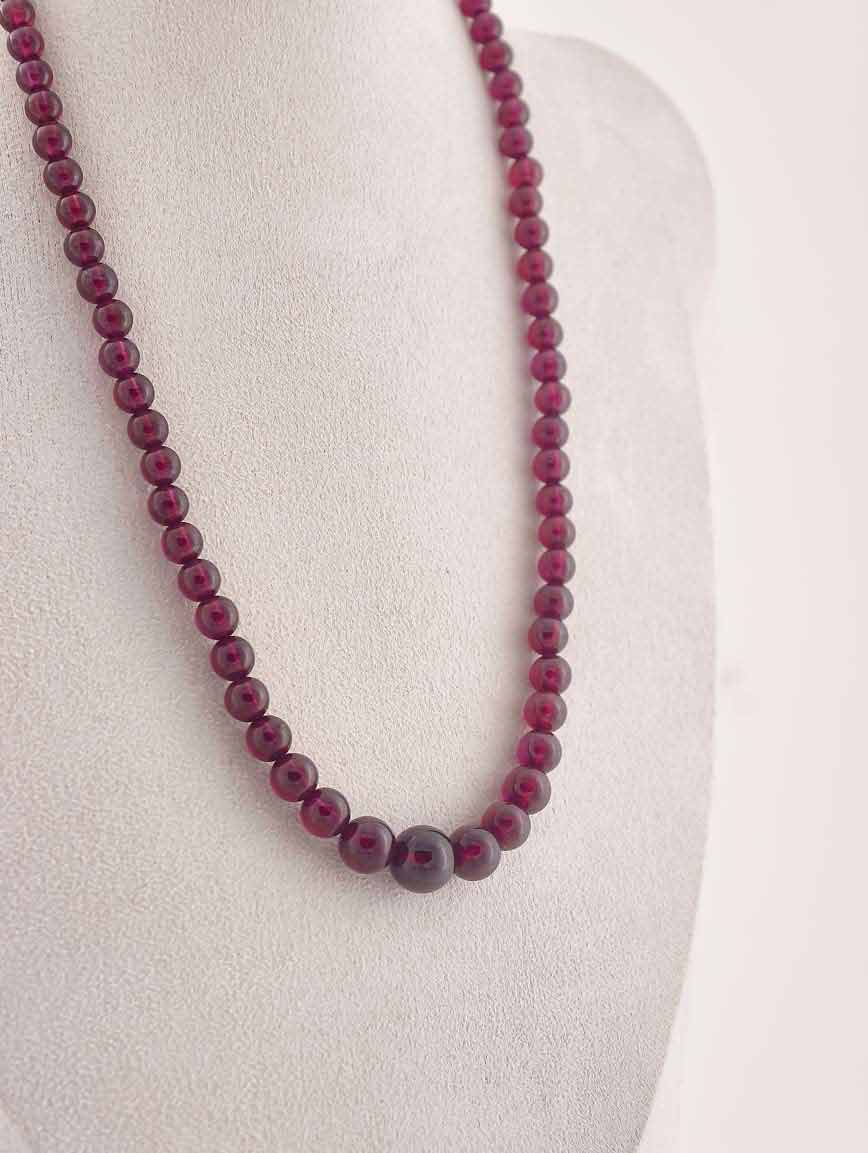 Natural Garnet Necklace