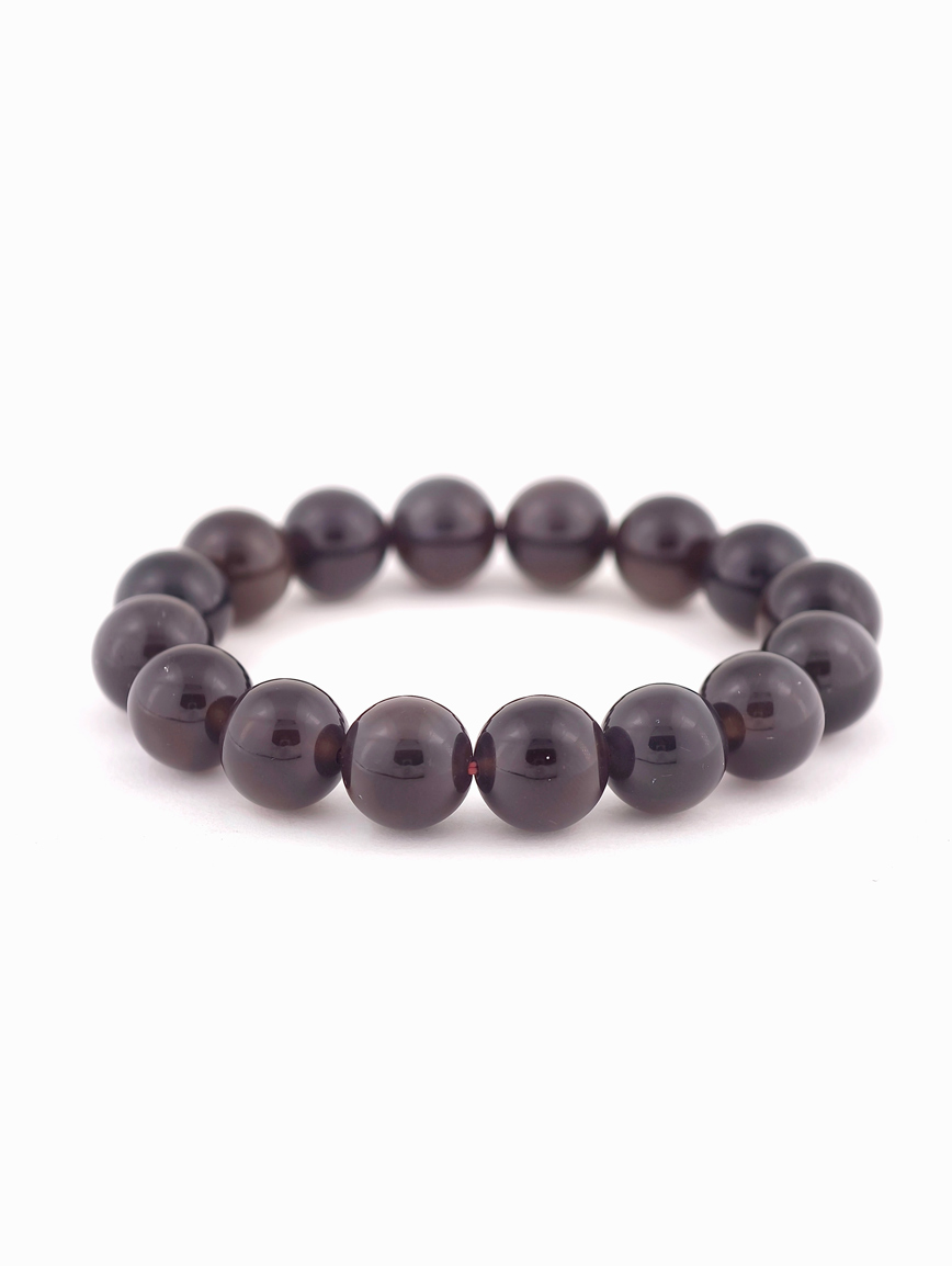 Natural Obsidian Bracelet 11 mm