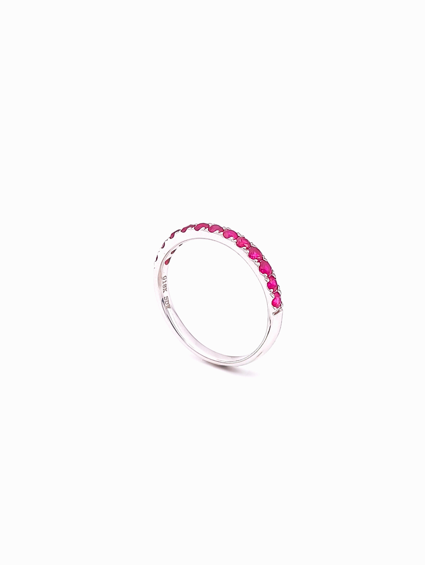 Natural Ruby Simple Ring