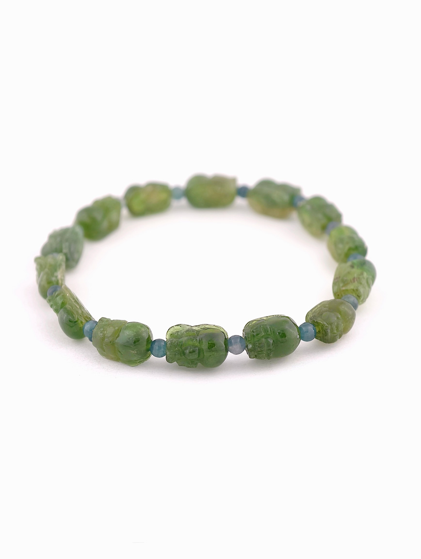 Natural Green Tourmaline Energy Bracelet