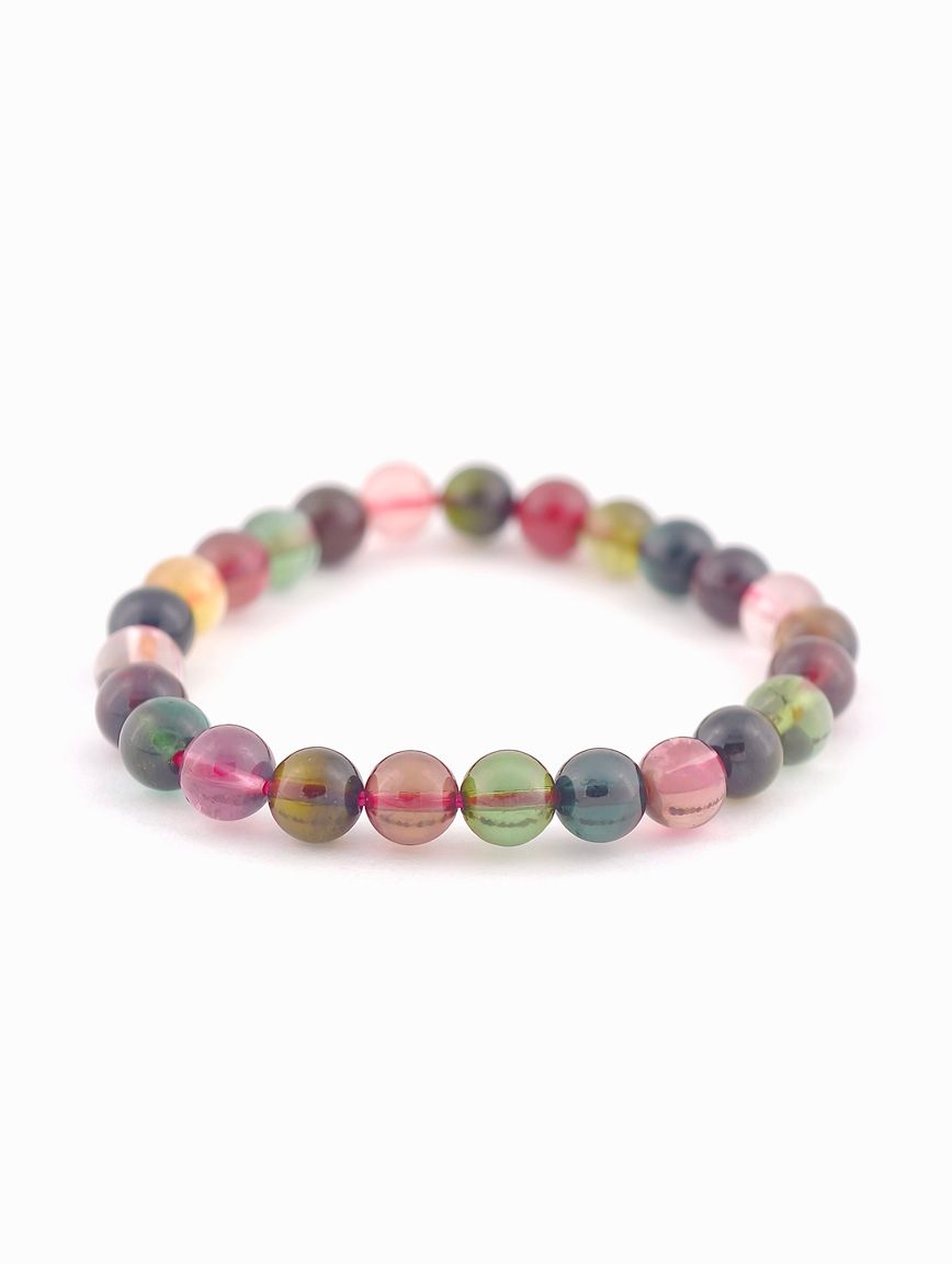 Collectible Natural Rainbow Tourmaline Bracelet