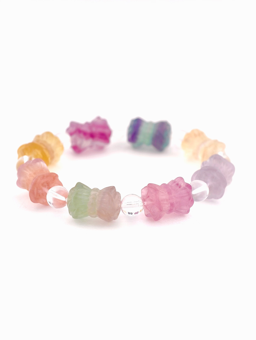 Natural Fluorite Delicate Style Bracelet